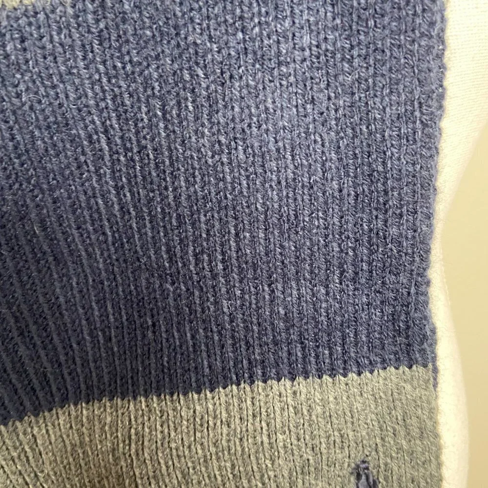 POLO Ralph Lauren Knit Two Tone  Long  Winter Scarf